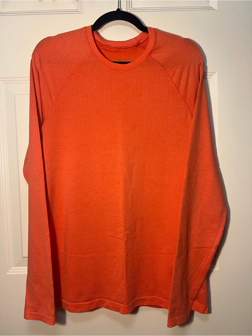 lululemon athletica Men's Long-Sleeve Crew in Orange